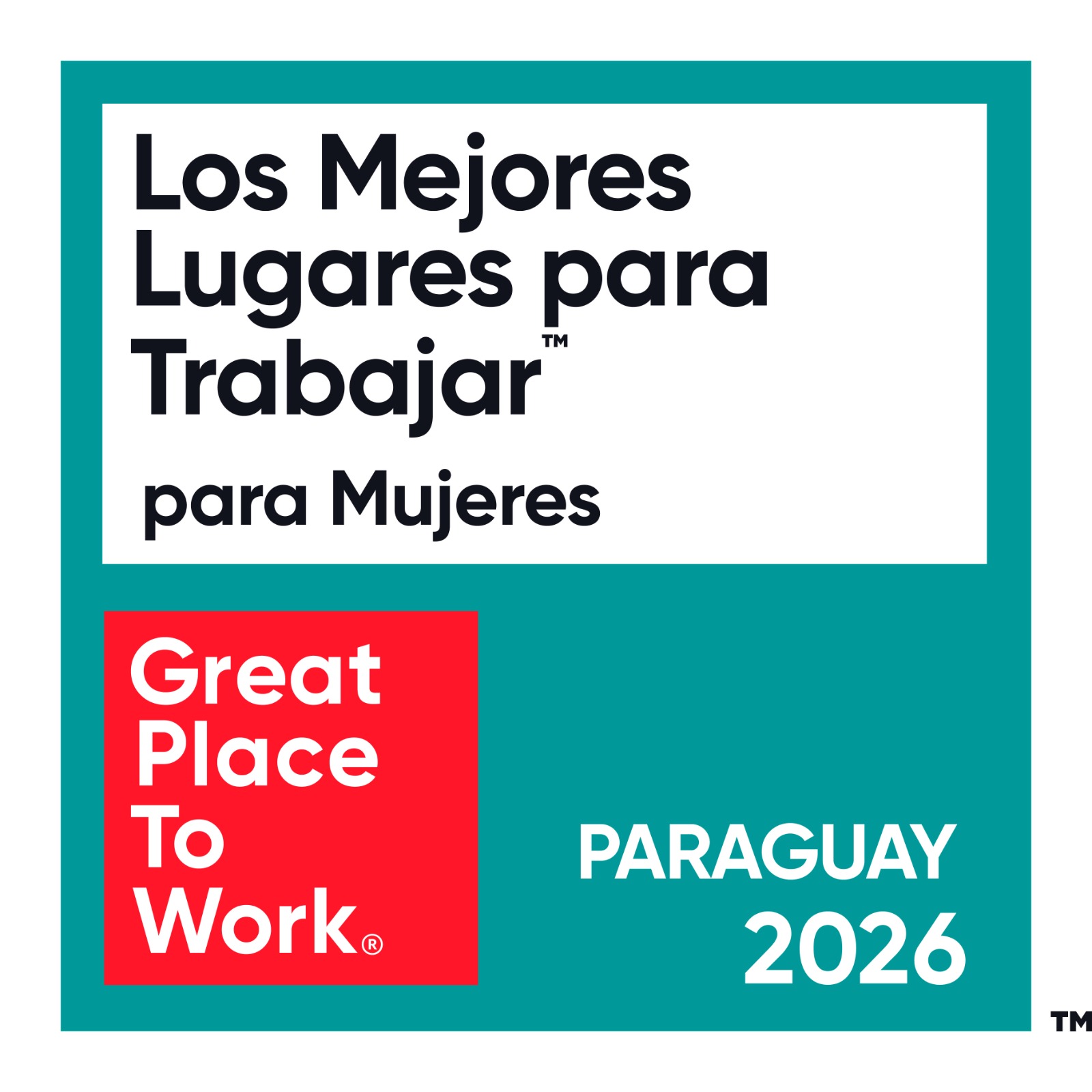Reconocimiento de Greate place to work Mujeres